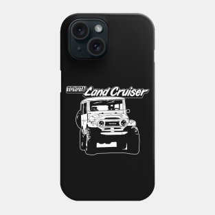 FJ40 with Toyota Landcruiser Badge Phone Case