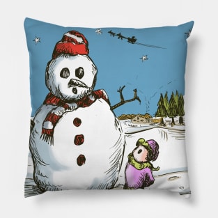 The snowman Pillow