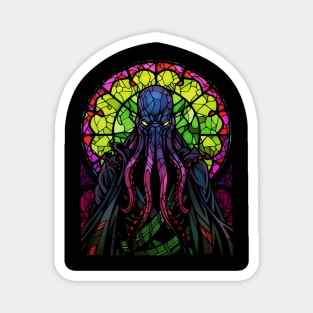 Stained Glass Mindflayer Magnet