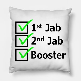 Triple Vaccinated (Jab Version) Pillow