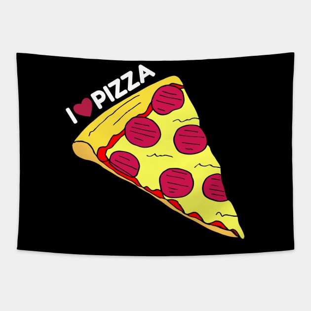I love pizza Tapestry by Geektopia
