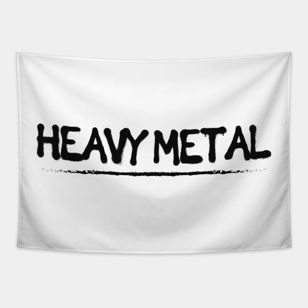 Heavy Metal Tapestry by KC Happy Shop