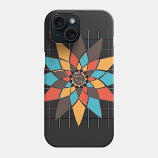 Geometric flower Phone Case