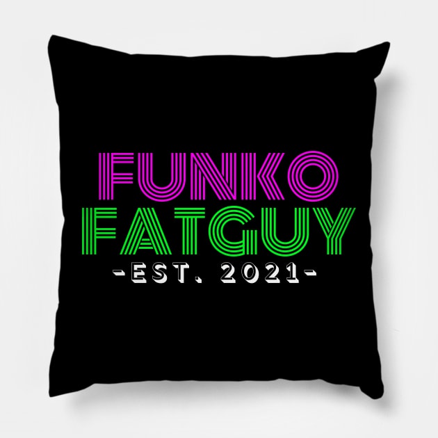 FunkoFatGuy Retro Pillow by FunkoFatGuy