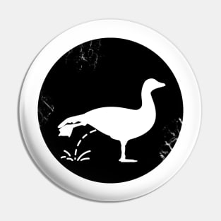 peeing duck - light Pin