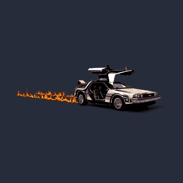 Delorean by Johann Brangeon