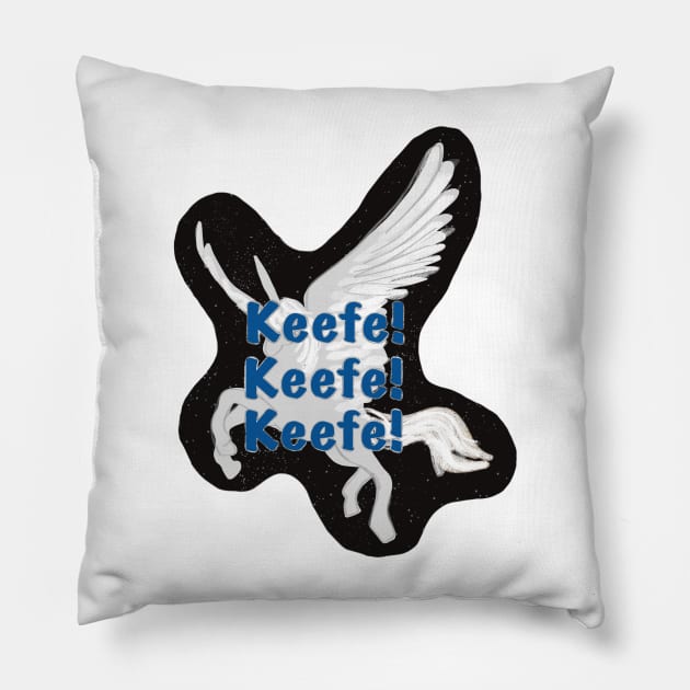 Keefe! Keefe! Keefe! Pillow by FreckledBliss