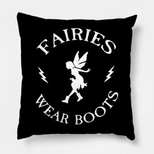 Fairies Wear Boots Song Title Pillow