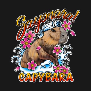 Sawdust Design Sayonara Capybara T-Shirt