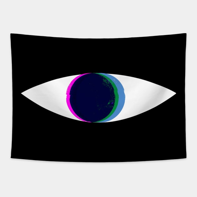 Eye 5 Tapestry by mariacaballer