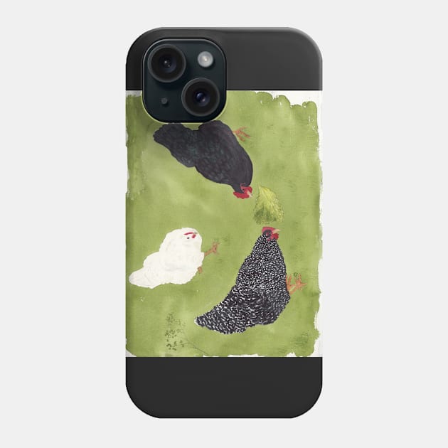 The Ladies Love Salad Watercolor Phone Case by ConniSchaf