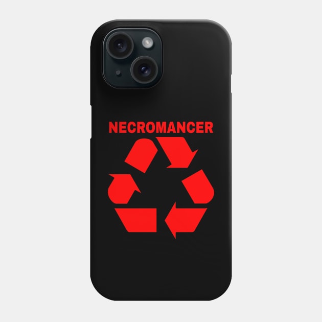 Necromancer Recycle Phone Case by Dice Monster Dice