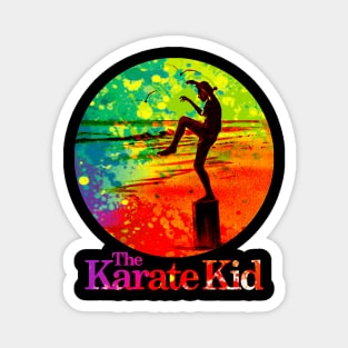 Watercolor Karate Kid Magnet