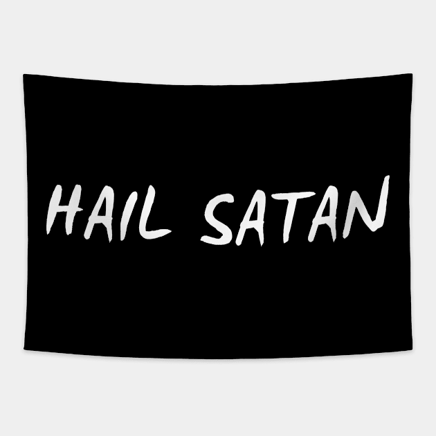 Hail Satan Tapestry by BlackRavenOath