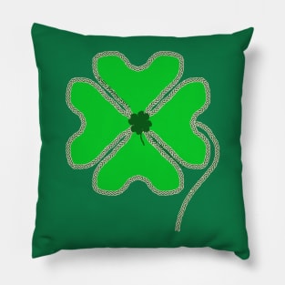 Lucky Clover Leaf Pillow