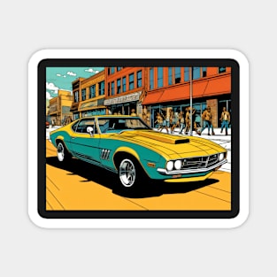 Vintage Sports Car - 1970 Magnet