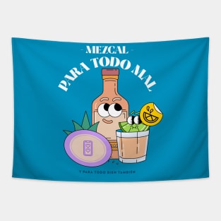 Mezcal Tequila Lover Shots Drink Drinking Party Mexico Mexican Tapestry