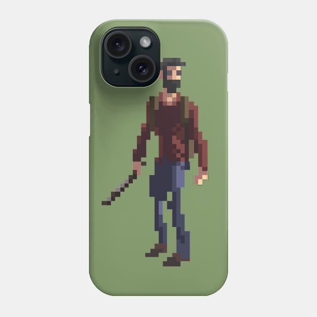 Joel The Last Of us Pixel art Phone Case by Ediarts