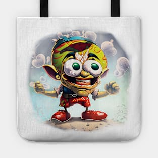 Warped Mario with veins in head Tote