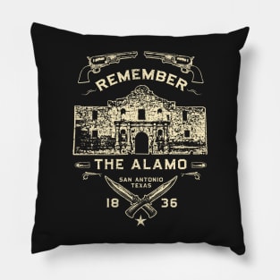 Remember The Alamo San Antonio Texas Pride Pillow