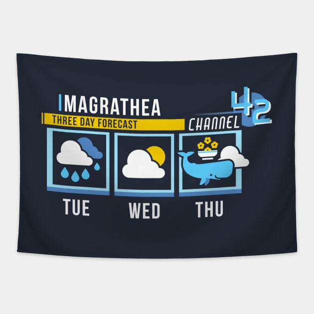 Magrathea Forecast Tapestry by chocopants