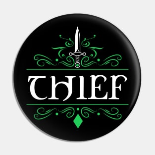 Thief Character Class Tabletop RPG Gaming Pin