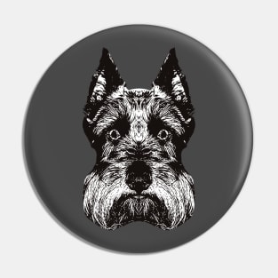 Miniature Schnauzer - Schnauzer Christmas Gifts Pin