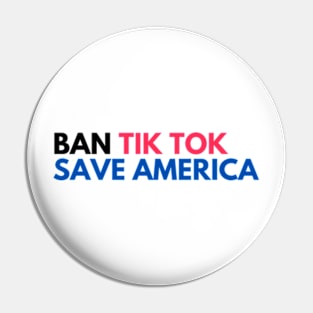 ban tiktok save america Pin