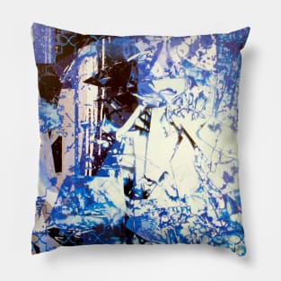 Blue Discussion Pillow