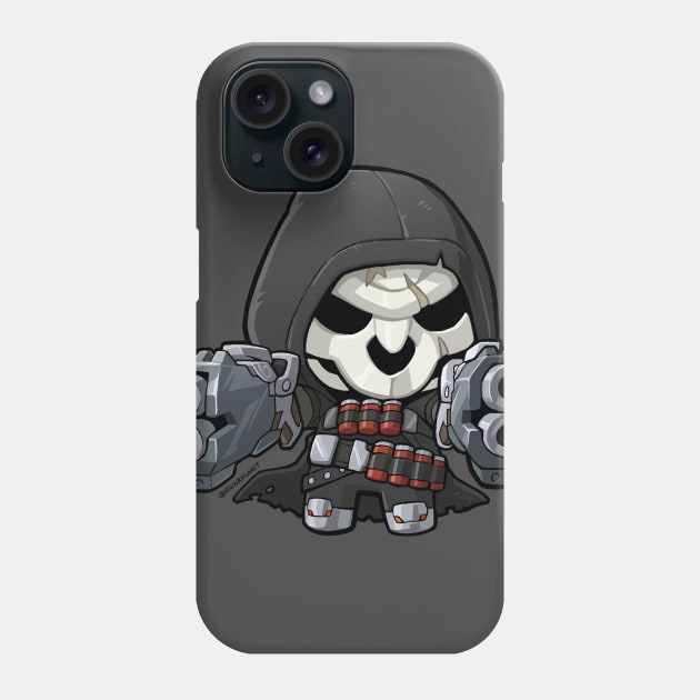 Lil Black-Robed Ghost Phone Case by fallerion