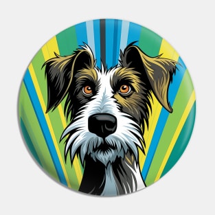 Pop Art Dog Pin