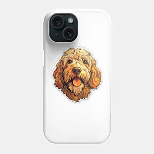 Doodle Delight - Cute Goldendoodle Artwork Phone Case