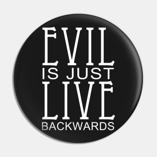 Live Evil Pin