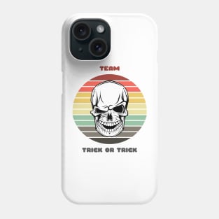 Sunset Skull / Team Trick or Trick Phone Case