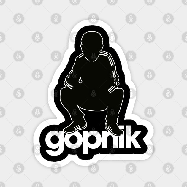 Slav Squat // Gopnik Gopnitsa Subculture Slavic Design Magnet by darklordpug