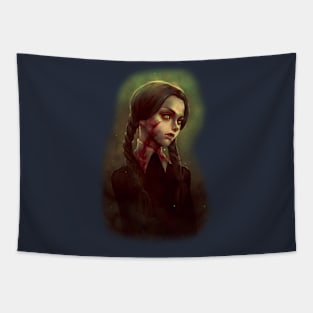 Wednesday Creepy Universe Tapestry