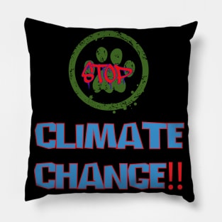 stop climate change T-Shirt Pillow