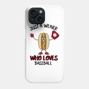 Baseball Style Funny Food Hot Dog Phone Case