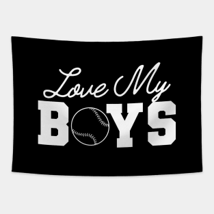 Baseball  - Love my boys Tapestry