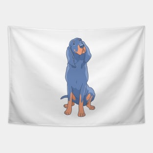 Black and Tan Coonhound Tapestry