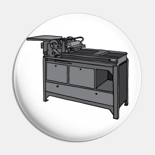 Vandercook Printing Press Illustration Pin