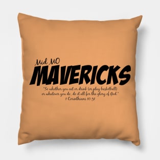 Mavericks Text Pillow