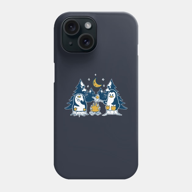 cute penguin camp Phone Case by Deduder.store