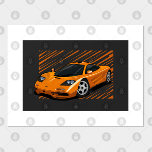 Mclaren F1 Posters And Art Prints Teepublic Uk