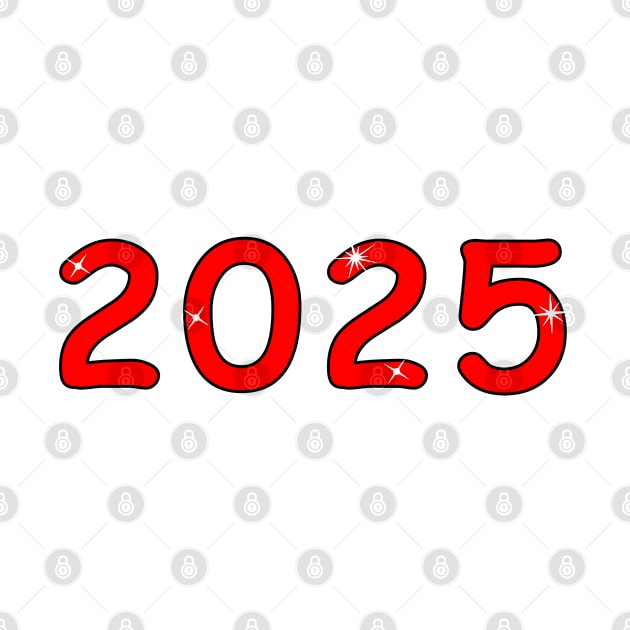 Numeral 2025, 2025, new year, number 2025, number one, new year gift, 2025 gift, 2025 design