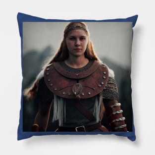 Viking Shield Maiden Pillow