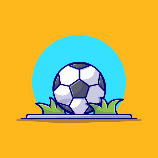 Soccer Ball With whistle Cartoon Vector Icon Illustration by Catalyst Labs