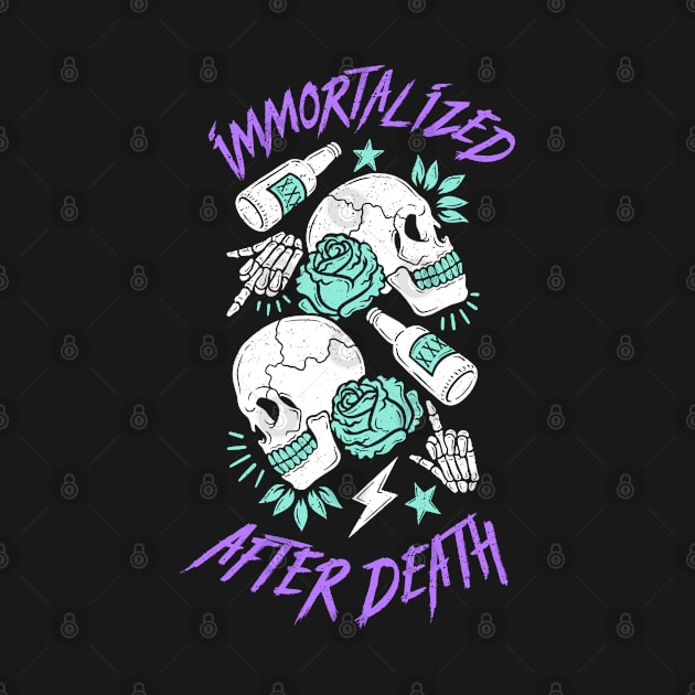 Immortalized After Death by PizzaZombieApparel