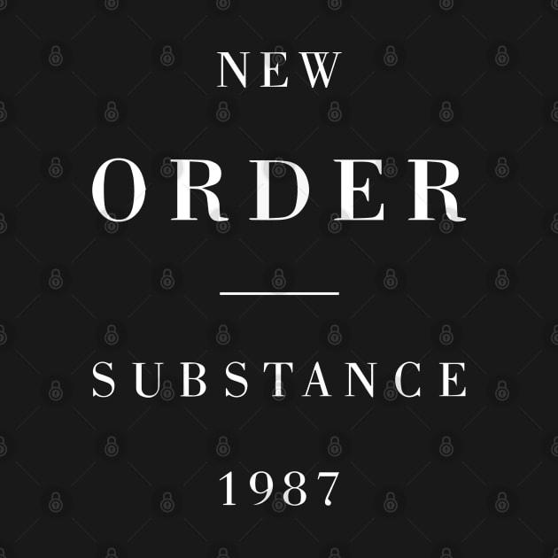 New Order Substance by poppersboutique