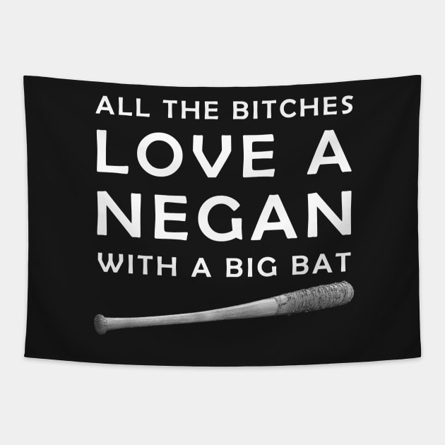 A Negan with a big bat Tapestry by gargiguy